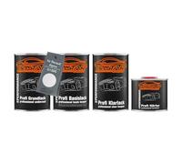 TRISTARcolor Pintura automotriz Set bote listo para pulverizar para Renault/Alpine 01395 Blanc Mineral Perl Fondo + pintura base + pintura transparente de 2 componentes 3,5 l
