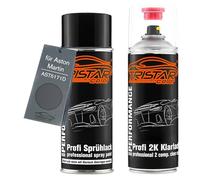TRISTARcolor Pintura automotriz Set botes de spray 2 componentes para Aston Martin AST5171D China Grey Pintura base pintura transparente de 2 componentes aerosol