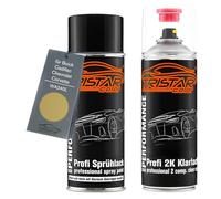 TRISTARcolor Pintura automotriz Set botes de spray 2 componentes para Buick/Cadillac/Chevrolet/Corvette WA240L Atomic Pintura base pintura transparente de 2 componentes aerosol