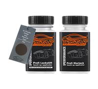 TRISTARcolor Pintura automotriz Set de lápices de retoque para Chrysler/Dodge/Jeep/Plymouth/Viper PAU Granite Crystal Metallic Pintura base pintura transparente, 50 ml cada uno