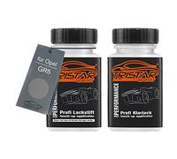 TRISTARcolor Pintura automotriz Set de lápices de retoque para Opel GR5 You Drive Me Grazy 4 Metallic Pintura base pintura transparente, 50 ml cada uno