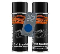 TRISTARcolor Pintura automotriz Sprays para Ford JDCEWHA / PN4FZ0 Desert I. | Desert Island Blue Metallic, Kit capa de fondo + base, Aerosoles 400ml