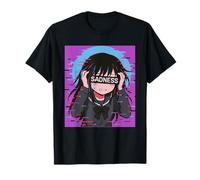 Triste Anime Chica Tristeza Vaporwave Japonés Streetwear Anime Camiseta