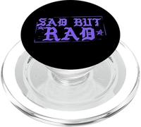 Triste Pero RAD Cita Divertido Gótico EMO Oscuro Estética EMO Estilo EMO PopSockets PopGrip para MagSafe