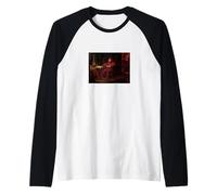 Triste Tribunal Bufón Stancyk Sentado Polaco Rojo Tonto Arte Fino Camiseta Manga Raglan