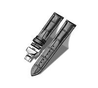 Tristraps Piel Correa de Repuesto,12mm 14mm 16mm 18mm 20mm 21mm 22mm 48mm Reloj Banda,Negro,Marrón,con Hebilla de Plata Inoxidable para Hombres&Mujeres