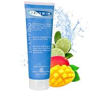 TRISWIM - Champú Anticloro para Nadadores, Elimina los Efectos Negativos del Cloro y el Agua Dura, Cuidado del Pelo Hidratante Después de Nadar, Protector Pelo Piscina - Lima Mango, 251ml