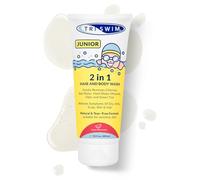 TRISWIM - Junior Gel de Baño y Champú Anticloro Después de la Natación para Niños, Elimina Suavemente el Olor a Cloro y Piscina, la Fórmula Natural Previene la Picazón en la Piel - 200 ml