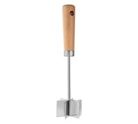 Tritacarne - Tritatore Per Carne Macinata | Tritaverdure In Acciaio Inossidabile - Utensile Con Manico In Legno | Per Preparazione Pasti Salsicce Fatte In Casa E Cottura Accessories