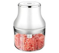 Tritacibo - Tabla de cortar recargable | picador recargable para ajo, 25 cl, para cocina, casa, restaurante, carne, queso, patatas alimentado a batería