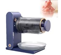 Tritaghiaccio elettrico a forma di fiocco di neve,macchina per il ghiaccio automatica, macchina per il ghiaccio tritato ricaricabile tramite USB,Purple