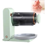 Tritaghiaccio elettrico a forma di fiocco di neve,macchina per il ghiaccio automatica, macchina per il ghiaccio tritato ricaricabile tramite USB,Green