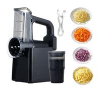 Tritaverdure Elettrico Ricaricabile - 700-1000 G ABS E PP - Grattugia Automatica Per Formaggio, Affettatrice Tagliaortaggi E Tritacibo Patate, Cipolle, Aglio, Cucina, Ristorante