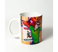 Tritó Design Taza de ceramica con impresion Robin Hood clasico de animacion