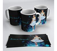 Tritó Design Taza de Cerámica de Ariadna una cantante que es una famosa muy grande. (Fiesta azul)