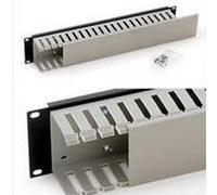 Triton 19" Panel 2U with Cable trunking - Accesorio de Rack (Negro, 19"/2 U)