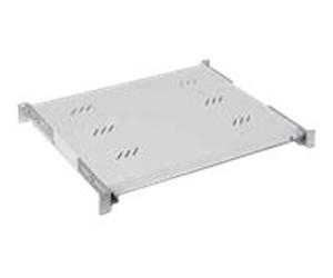 Triton 19" Shelf 1U 450mm 80kg Black - Accesorio de Rack (Negro, 80 kg, 450 mm, 1U/ 19")