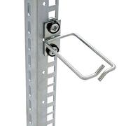 Triton Cable Management Ring Type D1 40x80mm - Accesorio de Rack (Plata, 40 mm, 80 mm, 19")