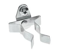 Triton Products Extended Spring Clip Pegboard Hook Gancho de Resorte extendido para Tablero de Clavijas, Acero aleado, Plateado, 2-1/8", 10