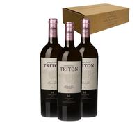 Tritón Tinta de Toro - Ideal para Maridar con Carne y Comida Mediterránea - Pack 3 Botellas 75cl