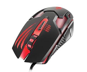 TRITON X701 Ratón Gaming, resolución de hasta 2500 PPP, 5 Botones programables, luz LED Tipo RGB programable, Acabado de Goma, Software de gestión, 1 año Atlantis antivirus Gratis.