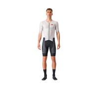 Tritraje Castelli Integral Free Sanremo 2 Manga Corta Blanco Negro, Talla XS