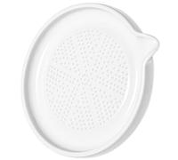 Triturador Cerámico Manual Blanco para Ajo y Puré de Frutas | Molienda Suave, Limpieza Fácil, Diseño Simple, Canal Ranurado y Boca Deslizante