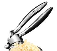 Triturador De Ajos - Picador Con Mango Ergonómico De Aleación De Zinc,Prensa De Ajo Trituradora Sin Pelar - Para Alimentos Jengibre Hogar Apartamento Restaurante Casa Rural Picnic Barbacoa Cocina Prep