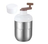 Triturador de Hielo, Máquina De Raspar Hielo De Manivela Manual, Máquina Para Hacer Granizados Portátil De Acero Inoxidable, Para Hogar Cocina Picnics Al Aire Libre Preparación De Bebidas Cóctel