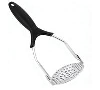 Triturador de patatas, agarre ergonómico resistente, herramienta trituradora de alimentos, para frutas, verduras, calabaza, zanahoria, preparación de comidas, hogar, restaurante, apartamento, camping