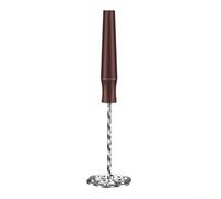 Triturador de patatas de acero inoxidable | Trituradora de verduras profesional resistente 316L con mango ergonómico para frijoles | Frutas | Patatas | ñame | zanahorias | Comida para bebés | Plata