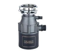 Triturador de residuos de basura de cocina, 1200 ml, eliminación rutinaria de residuos de alimentos con reducción de sonido, sistema de molienda de residuos de alimentos de acero inoxidable con cable