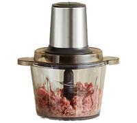 Trituradora Alimentaria Eléctrica 3L, Mezclador Multifunción 500W Carne Verduras 26000r/min 6 Cuchillas Acero Inoxidable Bowl Vidrio 6mm Grueso Cocina