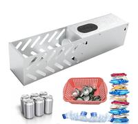 Trituradora automática de latas de refresco Reciclaje eléctrico de metal 12/16oz Reciclaje automático, ciclo de un clic/acero inoxidable, gas de aluminio, latas de cerveza, botellas de agua