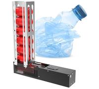 Trituradora automática de latas de refresco Trituradoras eléctricas Compresor de aluminio de escritorio Descarga automática, Reciclaje eficiente de acero inoxidable