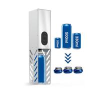 Trituradora automática de latas de soda Compactador automático de reciclaje eléctrico montado en la pared, latas de aluminio de 12 oz a 16 oz, cerveza, seltzer - Solución eficiente para la b