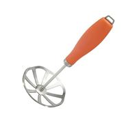 Trituradora de aguacate - Trituradora de patatas de acero inoxidable con ag | Triturador de alimentos manual de alta resistencia, herramienta de cocina de 9,06 pulgadas, triturador de patatas, dispositiv