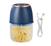 Trituradora de Ajo Eléctrica | Robot Culinario 350ml con Rallador de Verduras | Pequeña Máquina De Picar Cebollas - Para La Preparación De Verduras Carne Chile Frutas Frijoles Ajo Y