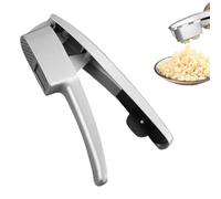 Trituradora de ajo, trituradora ergonómica de aluminio | Cortadora de verduras pequeña y picadora de carne: para una alimentación saludable, preparación de comidas, familia, cocina, cena, hornear, uso