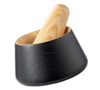 Trituradora de ajos de madera natural, herramienta eficiente para cocinar, fácil de limpiar y almacenamiento compacto, utensilio de cocina de madera