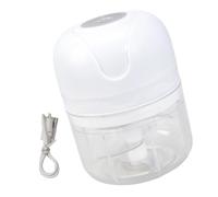 Trituradora de ajos eléctrica recargable por USB, herramienta de cocina de 250 ml, picadora de verduras, picadora de carne, fácil de limpiar, picadora de ajo eléctrica, trituradora de verduras