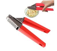 Trituradora de ajos, prensa de ajos, picadora de ajos, prensador manual de jengibre, prensadores de ajo a prueba de óxido, herramienta de asistente de cocina fácil de apretar para chef, cebolla