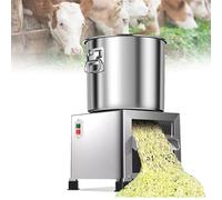Trituradora De Alimentos Para Animales, Cortador De Verduras Eléctrico Comercial Pequeña Trituradora Doméstica 3500 Rpm Para Granjas, Cría De Ganado Y Pastos (220V, 1500W)