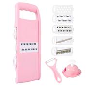 Trituradora de alimentos | Procesador antideslizante ergonómico seguro, cortador de y cortador de dados | Para cocinar patatas, queso, carne, ajo, ensalada, huevos, etc