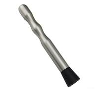 Trituradora de hielo, 1 paquete de mortero de acero inoxidable 304 para cócteles y té con leche, herramienta eficiente de trituración de limón para uso en cocina y bar (A)