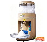 Trituradora De Hielo Comercial, Máquina De Hielo Raspado De 600 W, Gran Capacidad De 12 L, Salida Automática De 480 Kg/h, Espesor Ajustable, Adecuada For Hacer Batidos, Batidos Y Postres