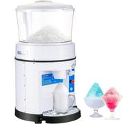 Trituradora de hielo comercial, máquina eléctrica para hacer granizados, capacidad de 11 litros, grosor ajustable, 480 kgh o 600 kgh para fiestas y bares. (480kg/h)