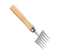 Trituradora de hielo con mango de madera, cincel para hielo de aleación de aluminio, rompedor estable para alimentos, hogar, cocina, camping