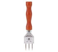 Trituradora de hielo de acero inoxidable con mango de madera para romper hielo en casa y bar (Vale, A(11)