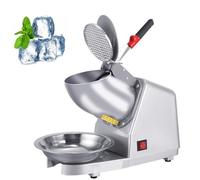 Trituradora de Hielo Eléctrica con Cuerpo Elevado, Máquina Comercial de Granizado de Nieve de 85Kg/h con Trituradora de Hielo de 4 Cuchillas para Uso Doméstico y Comercial